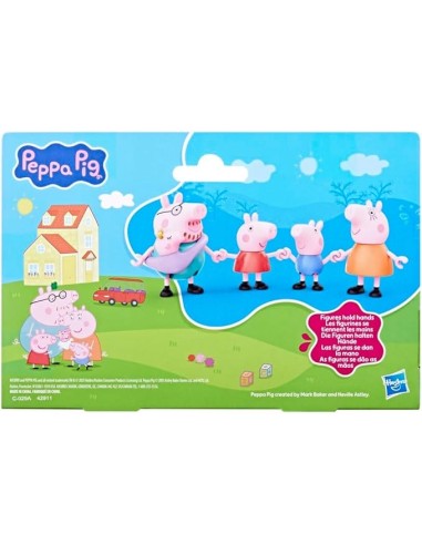 Peppa Pig famiglia 5 figure poseable ca. 7,5 cm | shopincasa.it