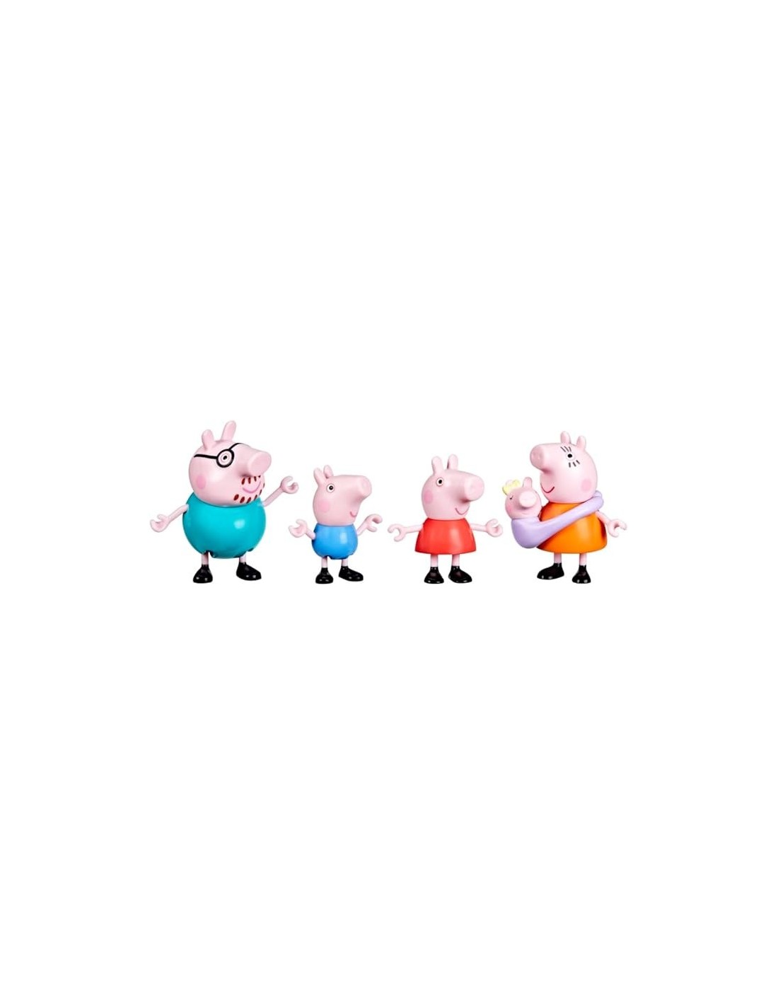 Peppa Pig famiglia 5 figure poseable ca. 7,5 cm | shopincasa.it