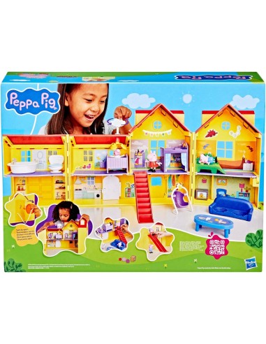 Peppa Pig grande casa playset due piani con accessori | shopincasa.it