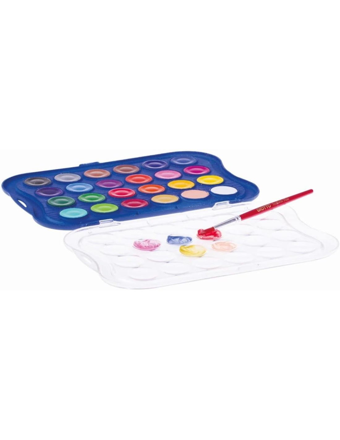 Giotto Acquerelli 24 Colori + Pennello – Tempere a Base d’Acqua | Shopincasa.it