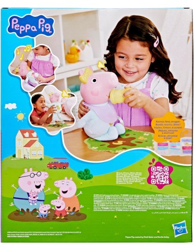 Peppa Pig Bambola Interattiva Baby Evie 28 cm con accessori | shopincasa.i