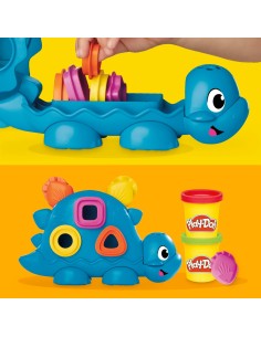 Play-Doh Dinosauro Forme e Colori con 6 vasetti di pasta modellabile e accessori | shopincasa.it 2