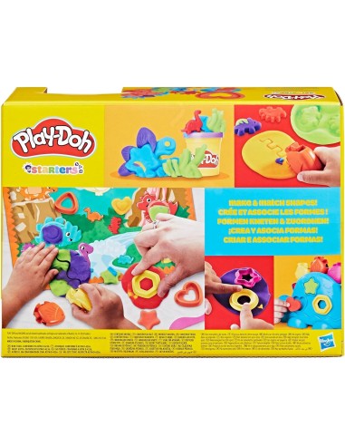 Play-Doh Dinosauro Forme e Colori con 6 vasetti di pasta modellabile e accessori | shopincasa.it