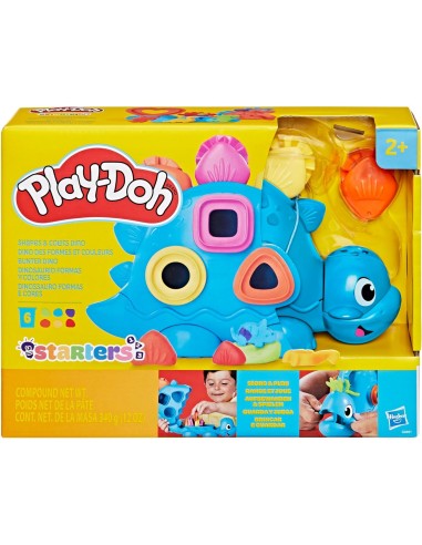 Play-Doh Dinosauro Forme e Colori con 6 vasetti di pasta modellabile e accessori | shopincasa.it