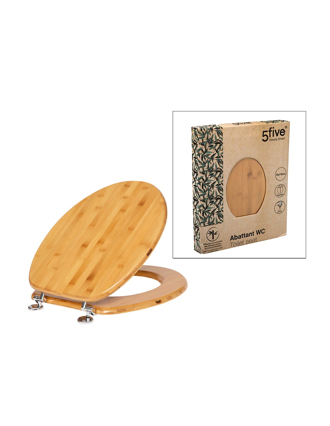 SEDILE WC 174549 BAMBOO 37X43CM