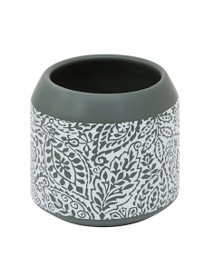 PORTASPAZZOLINI 211406A ARBORIA VERDE 9X9CM CERAMICA