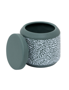 CONTENITORE 211408A ARBORIA VERDE 10X10CM CERAMICA