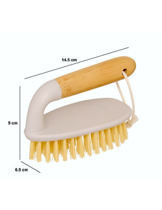 SPAZZOLA BUCATO 213229 PLASTICA/BAMBOO BEIGE