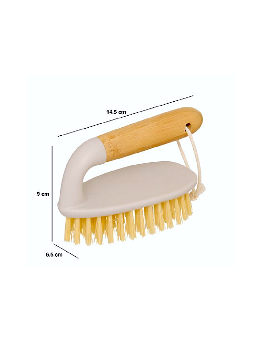 SPAZZOLA BUCATO 213229 PLASTICA/BAMBOO BEIGE