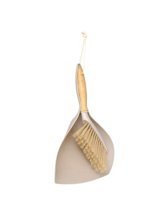 SET SPAZZOLA/PALETTA 213231 PLASTICA/BAMBOO BEIGE