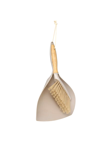SET SPAZZOLA/PALETTA 213231 PLASTICA/BAMBOO BEIGE