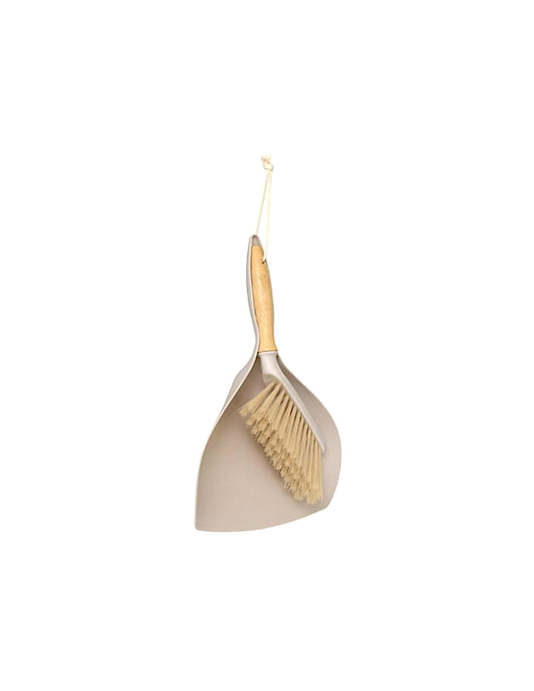 SET SPAZZOLA/PALETTA 213231 PLASTICA/BAMBOO BEIGE
