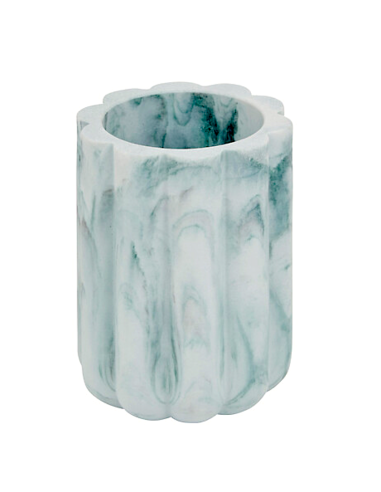 PORTASPAZZOLINI 213321 MARBY 8X11CM RESINA BIANCO