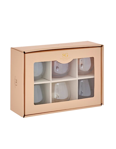 Set 6 bicchieri bassi Lucia 45 cl multicolore – shopincasa.it