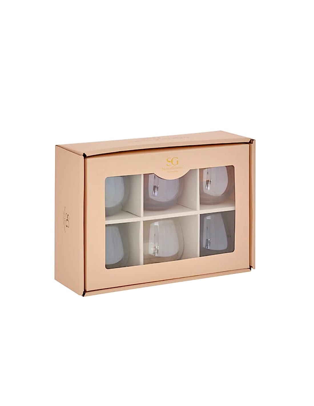 Set 6 bicchieri bassi Lucia 45 cl multicolore – shopincasa.it