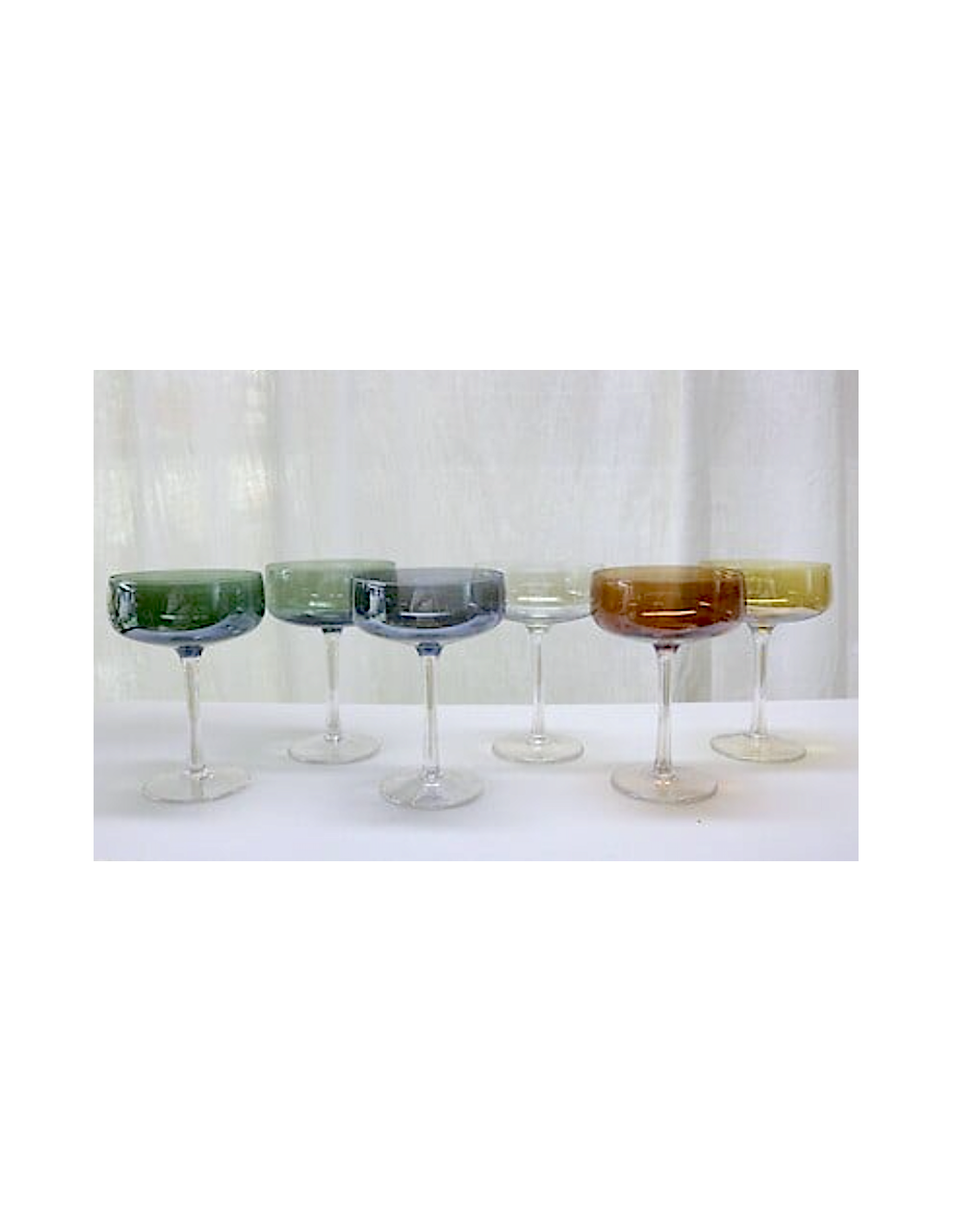 Set 6 coppe champagne Lucia in vetro – shopincasa.it