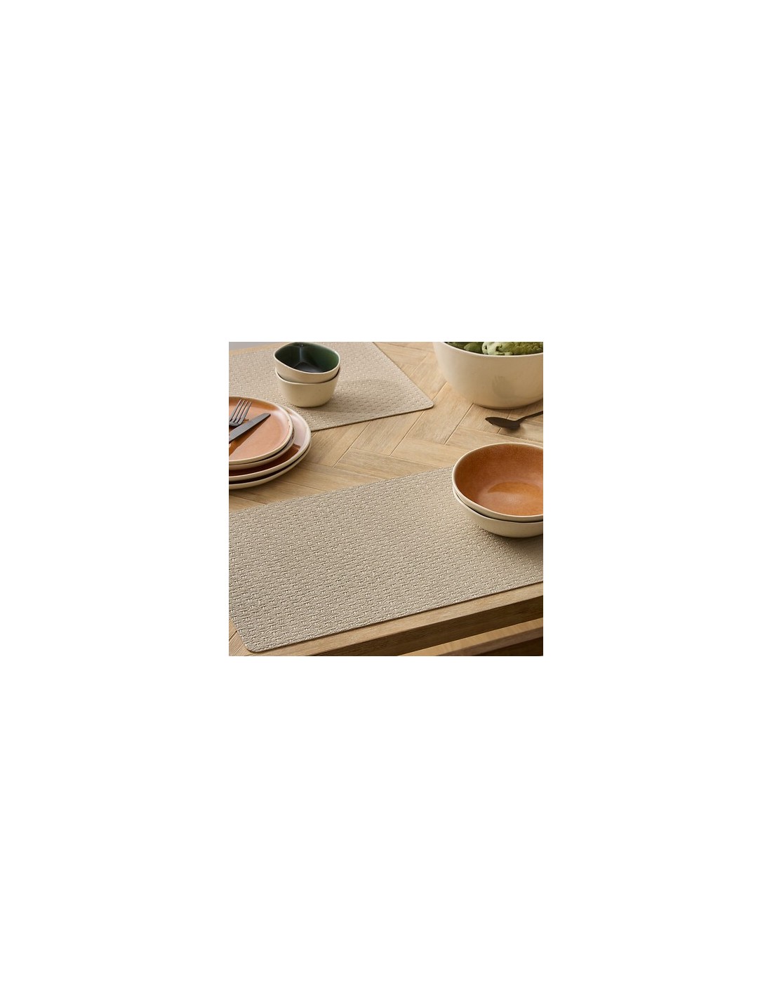 TOVAGLIETTE E TAPPETINI: vendita online Tovaglietta Ely, 49 x 33 cm, Beige, PU, Elegante, Facile da pulire in offerta