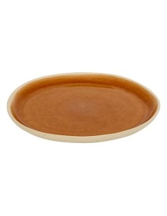 PIATTI: vendita online Piatto da Dessert Wonja, Ø 21 cm, Ocra, Faience, Collezione Wonja, Stile Etnico in offerta