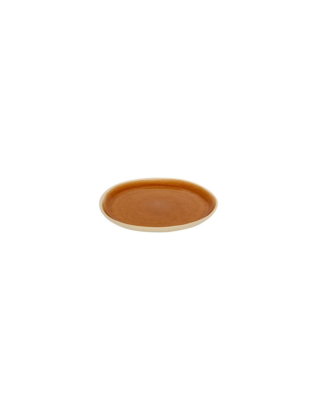 PIATTI: vendita online Piatto da Dessert Wonja, Ø 21 cm, Ocra, Faience, Collezione Wonja, Stile Etnico in offerta