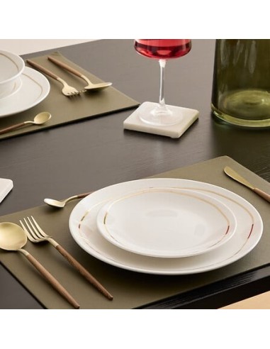 PIATTI: vendita online Piatto da Dessert Selena, Ø 18 cm, Bianco, Porcellana, Elegante, Compatto in offerta