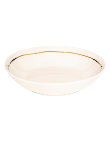PIATTI: vendita online Piatto Fondo Selena, Ø 20 cm, Bianco, Porcellana, Elegante e Versatile in offerta