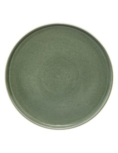 PIATTI: vendita online Piatto piano, Terre Inconnue, diametro 27 cm, verde kaki, faience, 26,7 x 2,3 cm in offerta