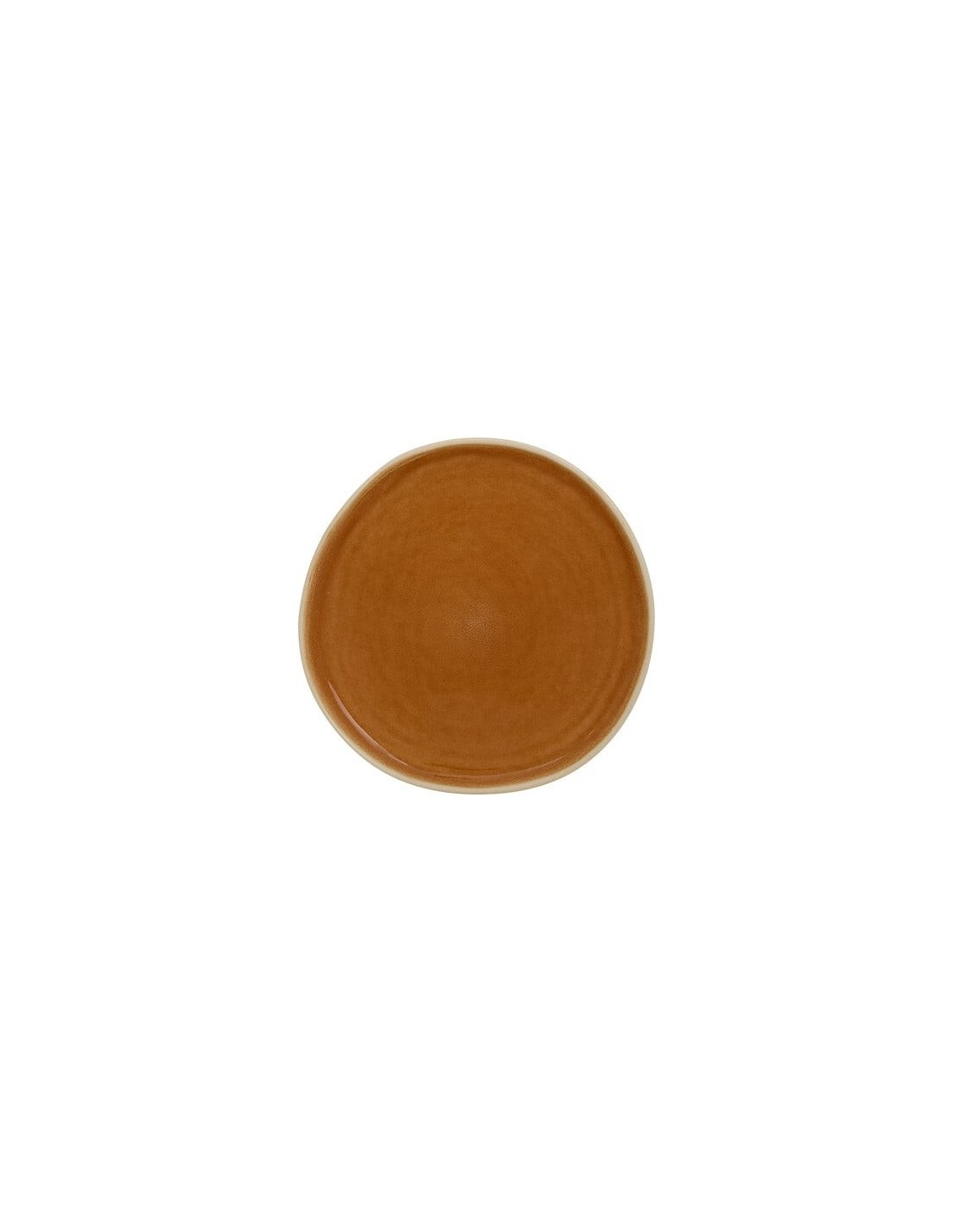 PIATTI: vendita online Piatto piano, Wonja, diametro 27 cm, ocra, faience, 27 x 26,4 x 2,1 cm in offerta