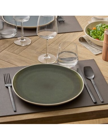 PIATTI: vendita online Piatto piano, Wonja, diametro 27 cm, verde, faience, 27 x 26,4 x 2,1 cm in offerta