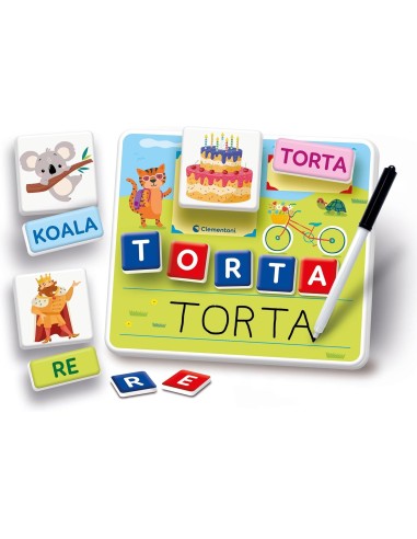 PRESCOLARI: vendita online Sapientino Montessori Clementoni – Imparo a Scrivere per Bambini 4-6 Anni con Lavagna e Lettere Sa...