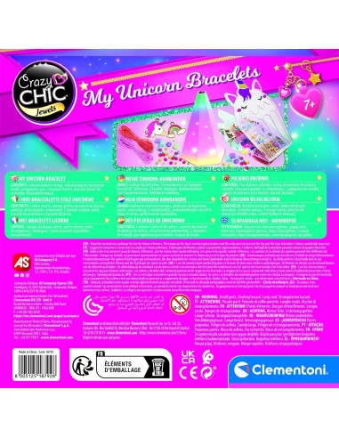 GIOCHI GIRL: vendita online Crazy Chic – Kit Braccialetti Unicorno e Arcobaleno per Bambini +7 Anni in offerta