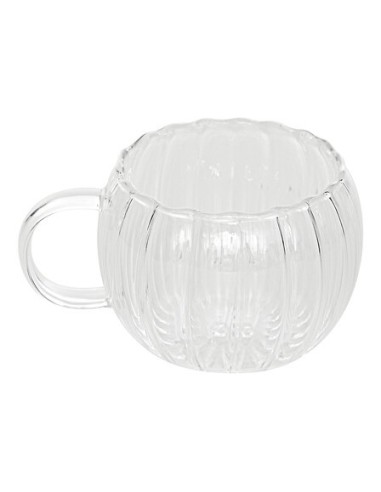 TAZZE CAFFE' E LATTE: vendita online Porta 4 tazze, Pumpkin, 18 cl, trasparente, borosilicato, metallo, 17 x 15 x 15,8 cm in ...