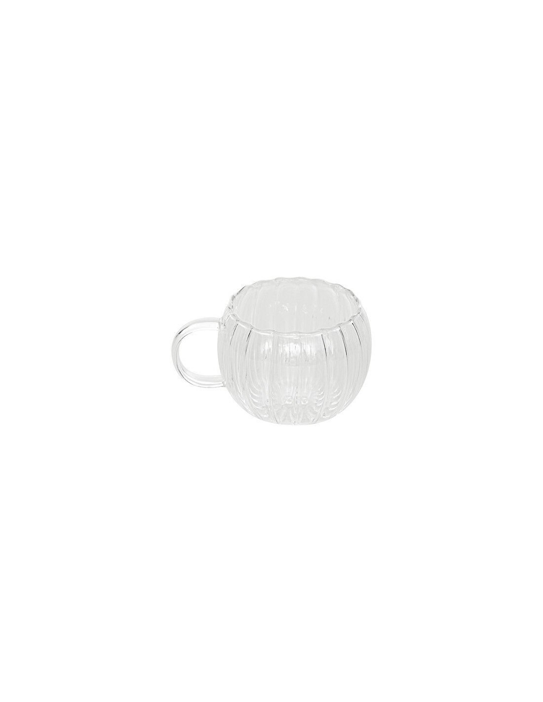 TAZZE CAFFE' E LATTE: vendita online Porta 4 tazze, Pumpkin, 18 cl, trasparente, borosilicato, metallo, 17 x 15 x 15,8 cm in ...