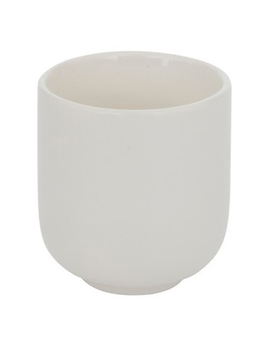 TAZZE CAFFE' E LATTE: vendita online Cofanetto Eleganza, 4 tazze 10 cl, vassoio in acacia, lungo 25 cm, colore bianco, newbon...