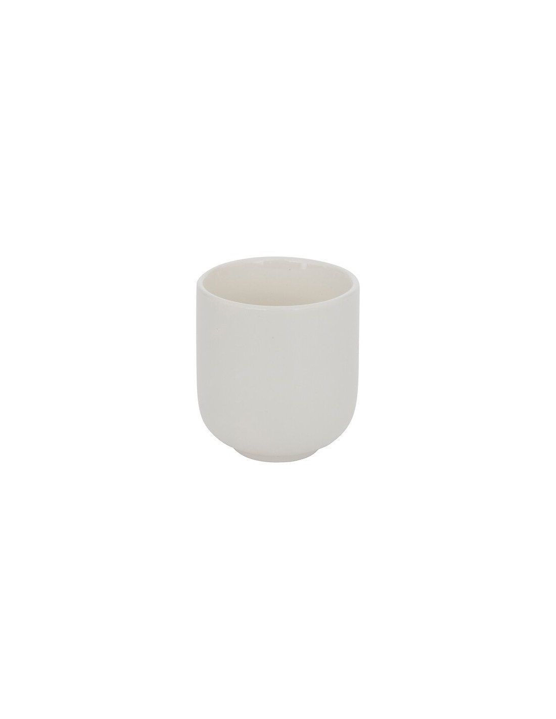 TAZZE CAFFE' E LATTE: vendita online Cofanetto Eleganza, 4 tazze 10 cl, vassoio in acacia, lungo 25 cm, colore bianco, newbon...
