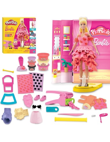GIOCATTOLO PUBBLICIZZATO: vendita online Play‑Doh Barbie Designer Fashion Show – Set Atelier & Sfilata + Barbie in offerta
