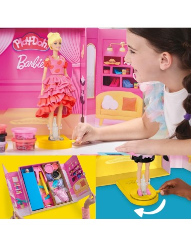 GIOCATTOLO PUBBLICIZZATO: vendita online Play‑Doh Barbie Designer Fashion Show – Set Atelier & Sfilata + Barbie in offerta