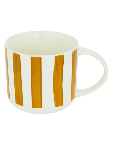 TAZZE CAFFE' E LATTE: vendita online Tazza Chéri 34 cl, newbone assortita, 13,5 x 8 x 9,2 cm, colori rosa verde ocra in offerta