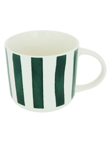 TAZZE CAFFE' E LATTE: vendita online Tazza Chéri 34 cl, newbone assortita, 13,5 x 8 x 9,2 cm, colori rosa verde ocra in offerta