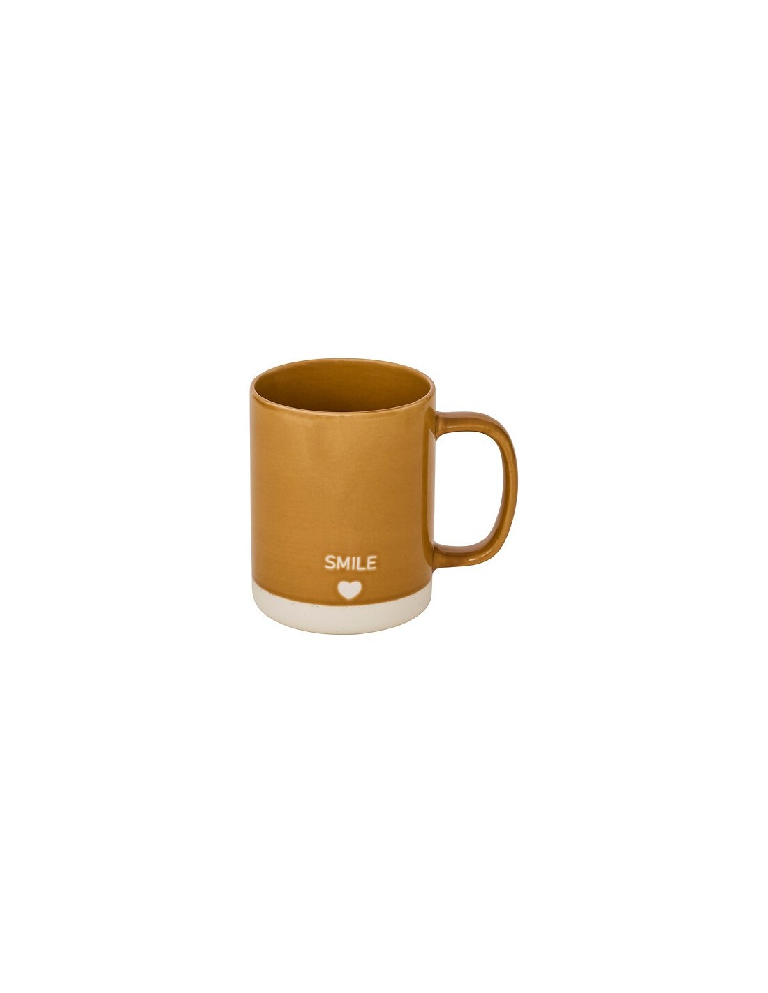 TAZZE CAFFE' E LATTE: vendita online Tazza Relax 42 cl, Newbone assortita, 12 x 8,3 x 10,5 cm, love terracotta mustard in off...
