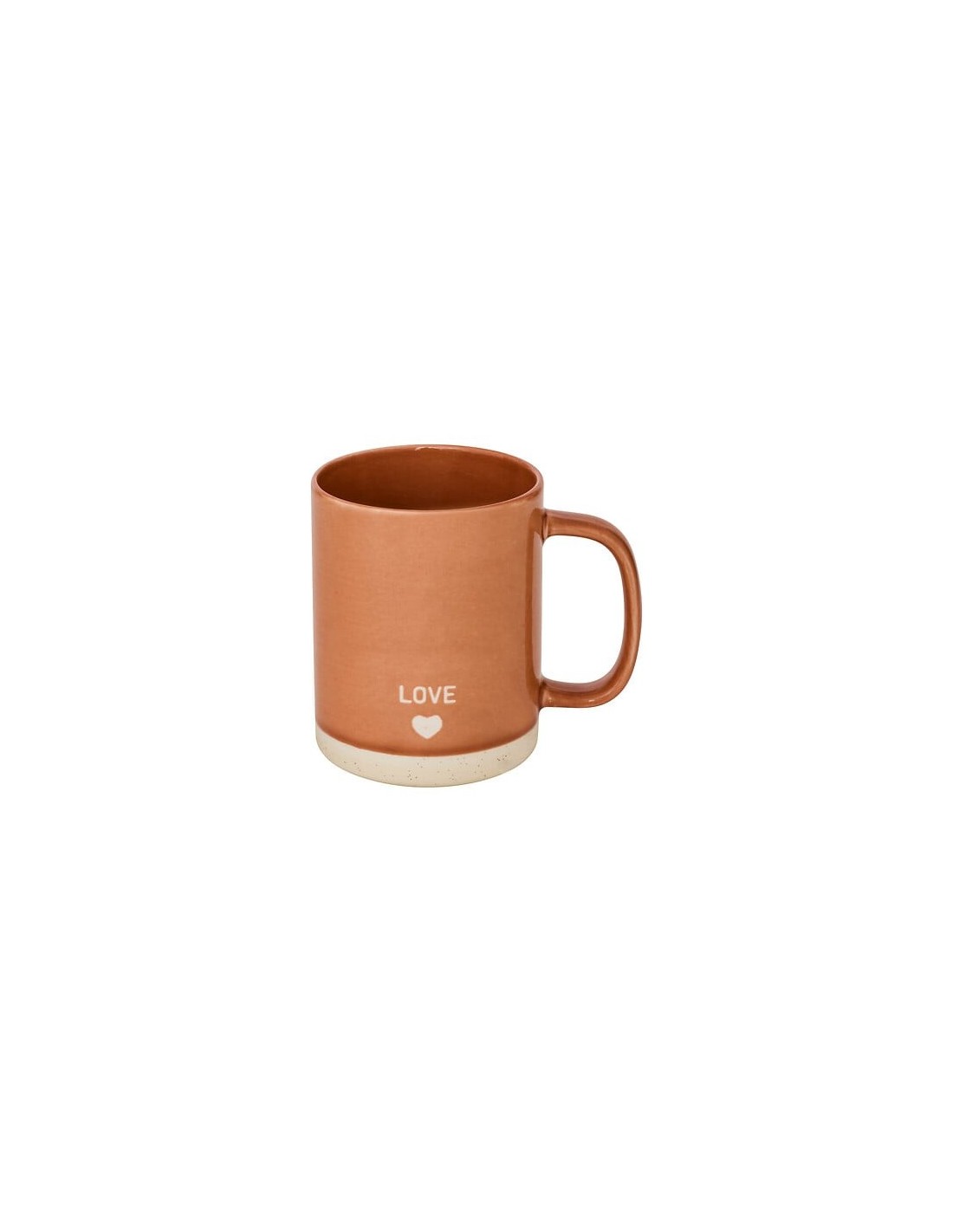 TAZZE CAFFE' E LATTE: vendita online Tazza Relax 42 cl, Newbone assortita, 12 x 8,3 x 10,5 cm, love terracotta mustard in off...