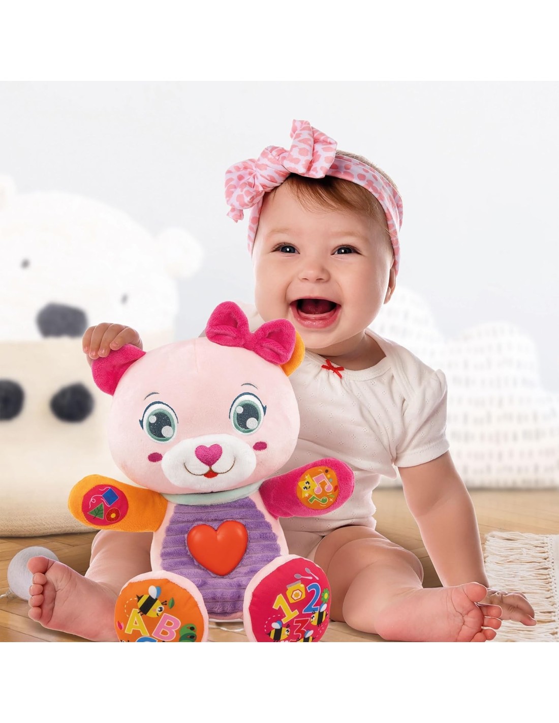 INFANZIA: vendita online Betta Dolce Orsetta Baby Clementoni – Peluche Parlante Interattivo Educativo 6m+ in offerta