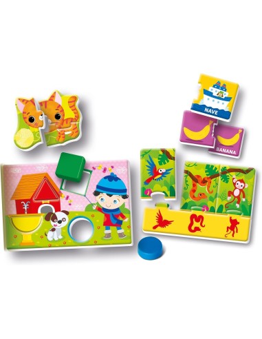 PRESCOLARI: vendita online Clementoni Sapientino Montessori Primi Giochi – Cofanetto Educativo 1-3 Anni in offerta