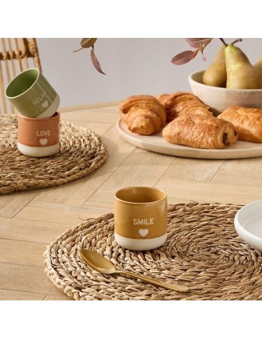 TAZZE CAFFE' E LATTE: vendita online Tazzina espresso, Relax, 14 cl, assortita, colori assortiti, diametro 6 cm, newbone in o...