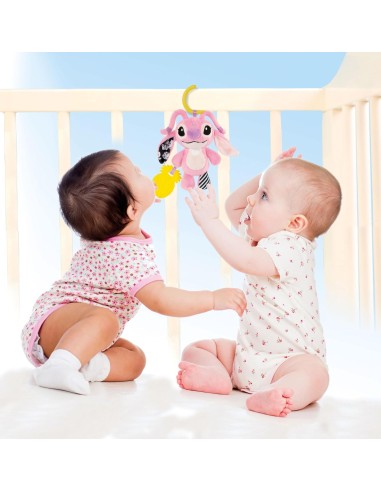 INFANZIA: vendita online Clementoni Disney Baby Stitch Angel Soft Rattle – Sonaglino Multisensoriale Prima Infanzia in offerta