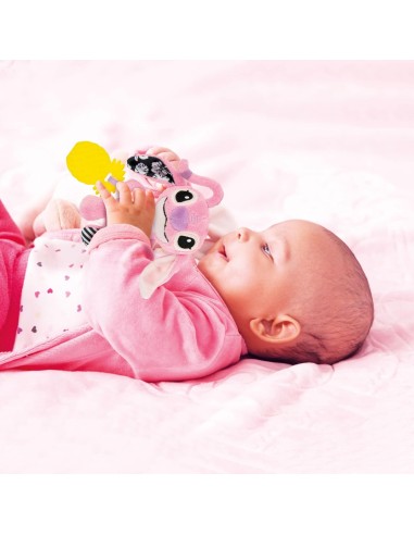 INFANZIA: vendita online Clementoni Disney Baby Stitch Angel Soft Rattle – Sonaglino Multisensoriale Prima Infanzia in offerta