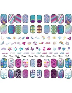GIOCHI GIRL: vendita online Clementoni Crazy Chic Shiny Nails – Kit Unghie Glow in the Dark per Ragazze in offerta 2
