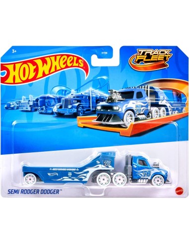 GIOCATTOLO PUBBLICIZZATO: vendita online Hot Wheels Camion da Pista Track Fleet Mattel HYT56 – Veicoli Assortiti con Rimorchi...