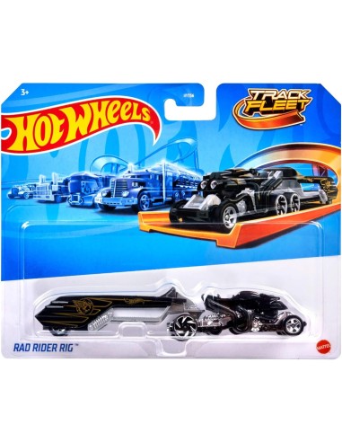 GIOCATTOLO PUBBLICIZZATO: vendita online Hot Wheels Camion da Pista Track Fleet Mattel HYT56 – Veicoli Assortiti con Rimorchi...