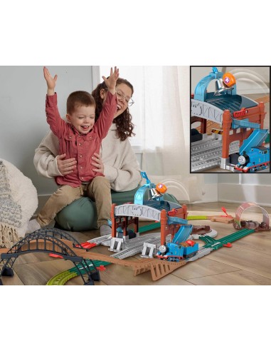 GIOCATTOLO PUBBLICIZZATO: vendita online Thomas & Friends Pista Motorizzata Centro di Consegna Barili in offerta