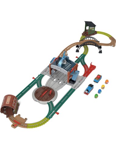 GIOCATTOLO PUBBLICIZZATO: vendita online Thomas & Friends Pista Motorizzata Centro di Consegna Barili in offerta